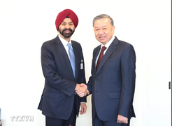 Tổng Bí thư, Chủ tịch nước Tô Lâm tiếp Tổng Giám đốc Ngân hàng Thế giới