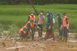 Vụ lũ quét ở Làng Nủ: Tìm thấy thêm 1 thi thể nạn nhân bị mất tích