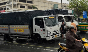 Cảnh sát nổ súng, vây bắt kẻ cướp xe tải tông chết 2 người ở Cần Thơ