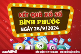 XSBP 28/9 - Kết quả xổ số Bình Phước hôm nay 28/9/2024 - XSBP thứ Bảy 