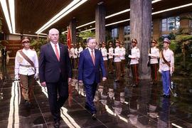 Lễ đón chính thức Tổng Bí thư, Chủ tịch nước Tô Lâm tại Cuba diễn ra trọng thể