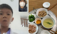 Mâm cơm cậu bé 9 tuổi Hải Dương nấu giúp mẹ nhận 'bão tim' từ cộng đồng mạng