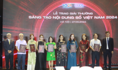 Công bố 12 Giải thưởng Sáng tạo Nội dung số Việt Nam 2024