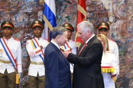 Tổng Bí thư, Chủ tịch nước Tô Lâm nhận Huân chương Jose Marti