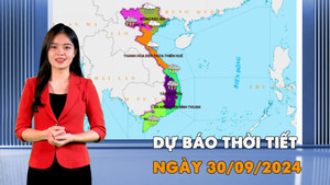 Dự báo thời tiết đêm nay và ngày mai 30/9: Mưa dông xuất hiện diện rộng