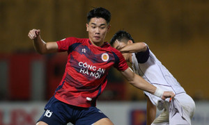 Đánh bại Bình Dương, CLB Công an Hà Nội thắng trận đầu tiên ở V.League 2024-2025