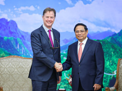 Thủ tướng Phạm Minh Chính tiếp Chủ tịch phụ trách đối ngoại Tập đoàn Meta