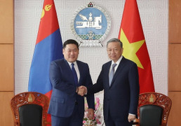 Tổng Bí thư, Chủ tịch nước Tô Lâm hội kiến Thủ tướng Mông Cổ