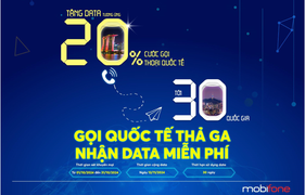 Gọi thoại quốc tế: Tiết kiệm chi phí, gọi càng nhiều nhận data càng lớn