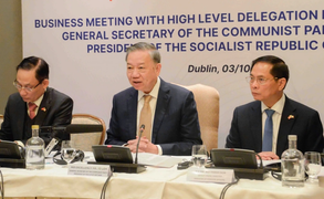 Tổng Bí thư, Chủ tịch nước Tô Lâm gặp mặt các doanh nghiệp hàng đầu Ireland