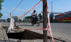 Chi chít ổ voi, 'hố tử thần' trên quốc lộ nối Đồng Nai với Bà Rịa - Vũng Tàu