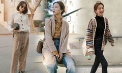 Muôn kiểu phối đồ mùa thu với chiếc áo cardigan nữ tính
