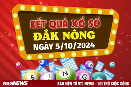 XSDNO 5/10 - Kết quả xổ số Đắk Nông hôm nay 5/10/2024 - XSDNO thứ Bảy