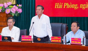 Hải Phòng: Đẩy nhanh tiến độ các dự án đầu tư công, khắc phục hậu quả bão số 3