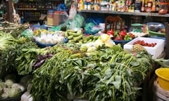 Giá rau xanh ở Hà Nội vẫn hỗn loạn sau gần một tháng bão Yagi càn quét
