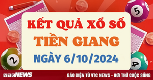XSTG 6/10 - Kết quả xổ số Tiền Giang hôm nay 6/10/2024 - XSTG Chủ nhật