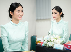 Ý Nhi xuất hiện tại vòng sơ khảo Hoa hậu Quốc gia Việt Nam 2024