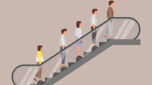 Vì sao không nên chạy trên thang cuốn?