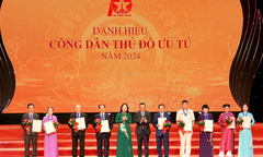 Hà Nội vinh danh 10 Công dân Thủ đô ưu tú