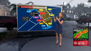 Video mô phỏng nước biển dâng cao do siêu bão Milton: Không ai có thể sống sót