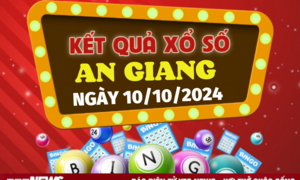 XSAG 10/10 - Kết quả xổ số An Giang hôm nay 10/10/2024 - XSAG thứ Năm