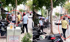 Bắt giam chủ tiệm tóc cầm cây sắt rượt đuổi cán bộ phường ở TP.HCM