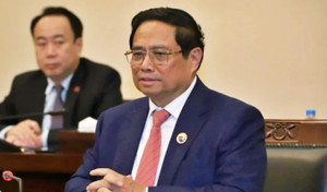 Thủ tướng Phạm Minh Chính hội kiến Phó Chủ tịch nước Lào