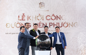 Khởi công xây dựng đường Liên Phường - đường dẫn và cầu bắc qua Rạch Mương Kinh