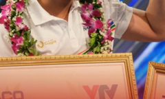 Giây phút kịch tính giành vòng nguyệt quế của quán quân Olympia 2024