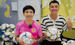 Dàn sao bóng đá Việt Nam thắp ước mơ cho 1.000 em nhỏ