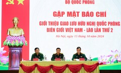 Giao lưu quốc phòng góp phần tăng cường quan hệ đoàn kết hữu nghị Việt Nam-Lào