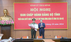 Đại tá Trần Xuân Ánh tham gia Ban Thường vụ Tỉnh ủy Thái Bình