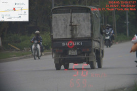 Một tuần, 518 xe dính phạt nguội tại Bắc Ninh