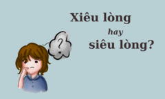 Thử thách Tiếng Việt: 'Xiêu lòng' hay 'siêu lòng'?
