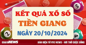XSTG 20/10 - Kết quả xổ số Tiền Giang hôm nay 20/10/2024 - XSTG Chủ Nhật