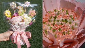 Những bó hoa đẹp mắt, ngon miệng mới lạ được săn lùng dịp 20/10 