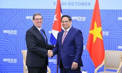 Thủ tướng Phạm Minh Chính tiếp Trưởng đoàn Cuba, Bộ trưởng Ngoại giao Cuba