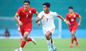 Ngược dòng 10 phút cuối, U17 Myanmar báo tin vui cho U17 Việt Nam