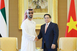 Thủ tướng Phạm Minh Chính tiếp Cố vấn an ninh quốc gia UAE