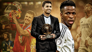 Rodri chống nạng lên nhận Quả bóng Vàng, vượt xa Vinicius Jr