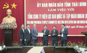 Thái Bình 'hút' đầu tư FDI lĩnh vực năng lượng sạch