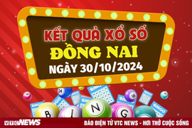 XSDN 30/10 - Kết quả xổ số Đồng Nai hôm nay 30/10/2024 - XSDN thứ Tư