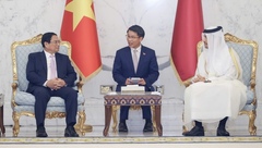 Thủ tướng Phạm Minh Chính hội đàm với Thủ tướng Qatar