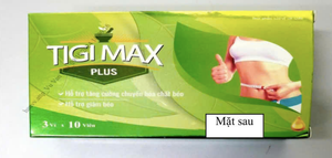 Thực phẩm bảo vệ sức khỏe TIGI MAX PLUS chứa chất cấm