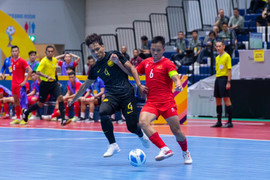 Đội tuyển futsal Việt Nam thắng Brunei 14-0