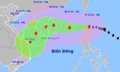 Bão Yinxing giật cấp 17, dự báo suy yếu dần khi vào Biển Đông