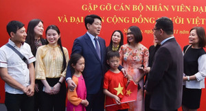 Chủ tịch nước Lương Cường thăm Đại sứ quán và cộng đồng người Việt Nam tại Chile