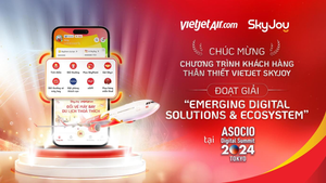 Vietjet SkyJoy được vinh danh tại ASOCIO DX Award 2024, tôn vinh sự đổi mới