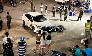 Tài xế say xỉn phóng ô tô gây tai nạn liên hoàn ở Bình Dương, 1 người chết