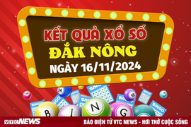 XSDNO 16/11 - Kết quả xổ số Đắk Nông hôm nay 16/11/2024 - XSDNO thứ Bảy
